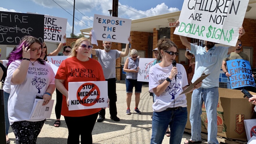 Protest at Lehigh Valley Hospital
