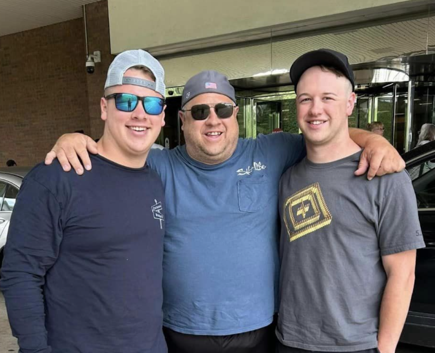John Kalynch and his boys