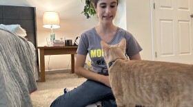 Lana Brucker trains with Finn