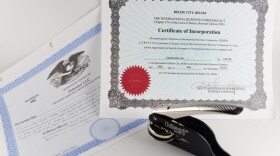 Unbelizable and Delawho? company documents, along with our official company stamp.