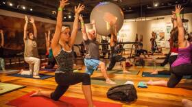 yoga under the sphere.jpeg