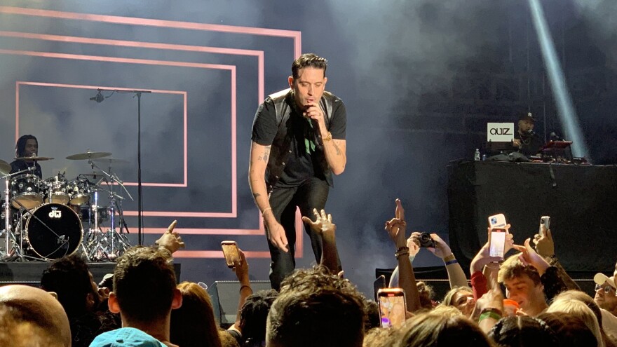 G-Eazy took to the Steel Stage at Musikfest on Saturday night.