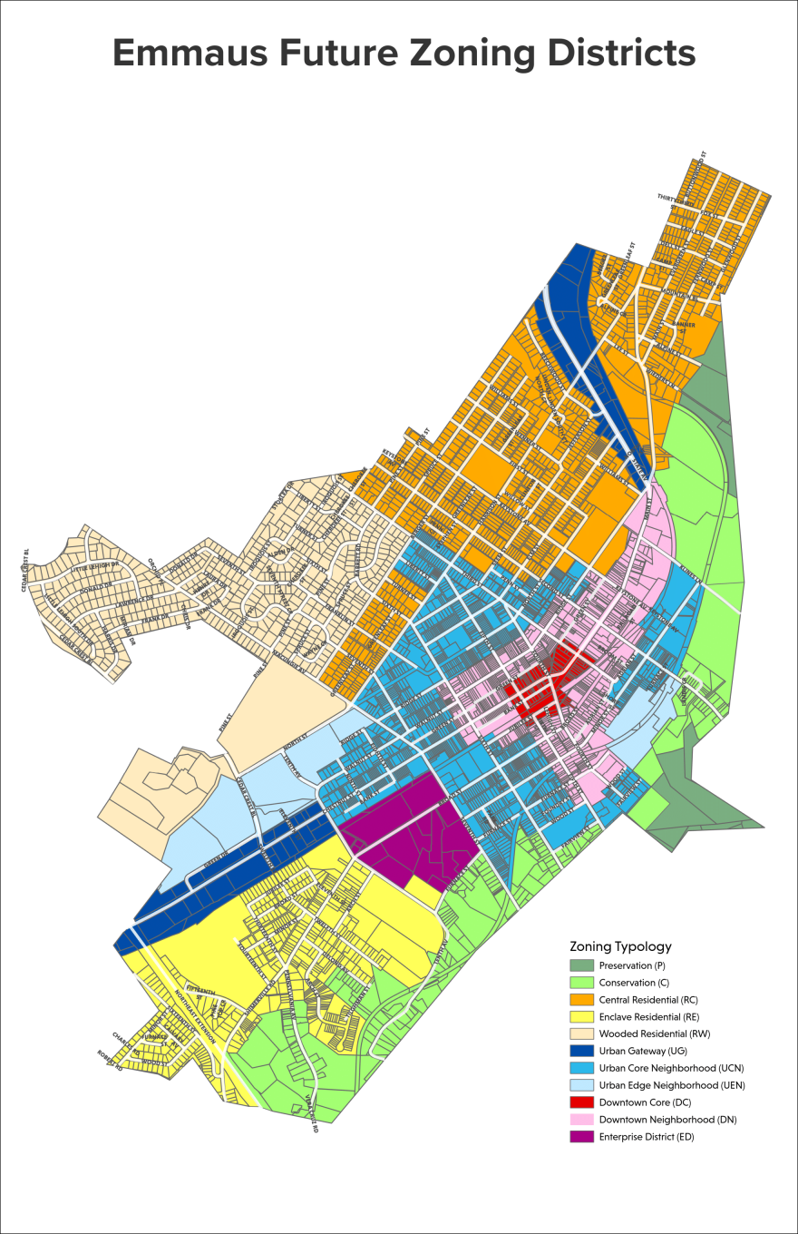 Emmaus Zoning Districts
