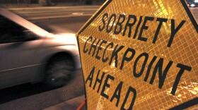 Drunk driving sobriety checkpoint