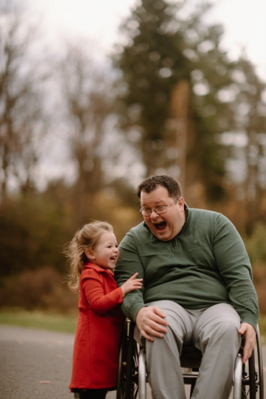 Everette Deibler and daughter