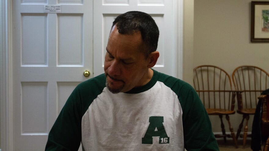 Elvis Espinar at Christ Church shelter