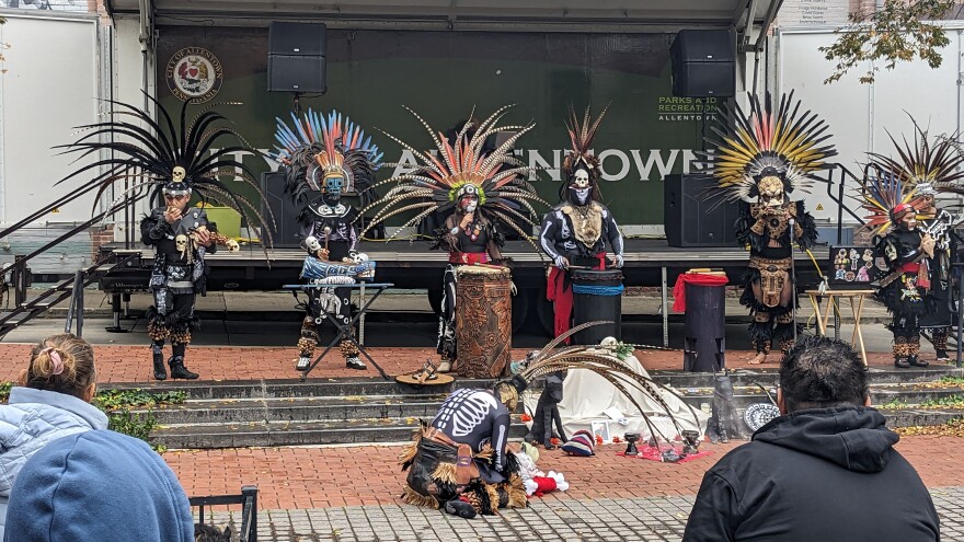 dia de los muertos aztec dancers allentown