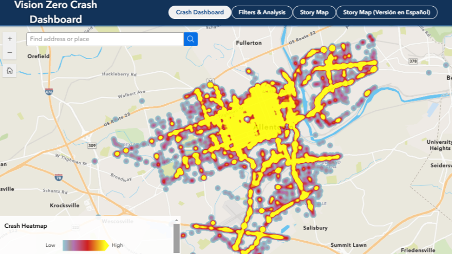 AllentownSafeStreetsHeatMap.png