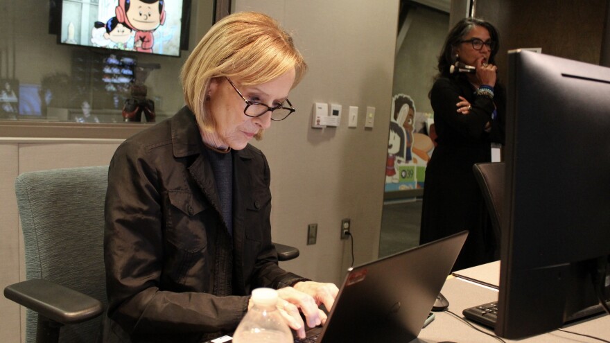 Judy Woodruff at PBS 39