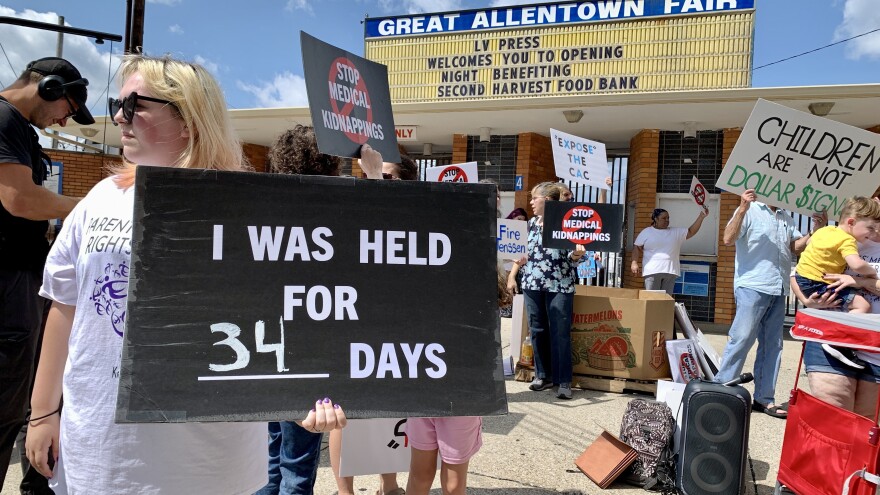 Protest at Lehigh Valley Hospital
