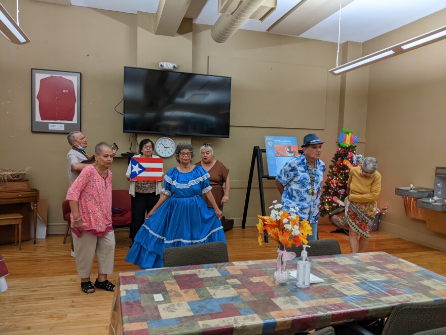 Puerto Rican family members of Hurricane Fiona victims