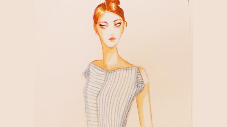 Irisya fashion sketch