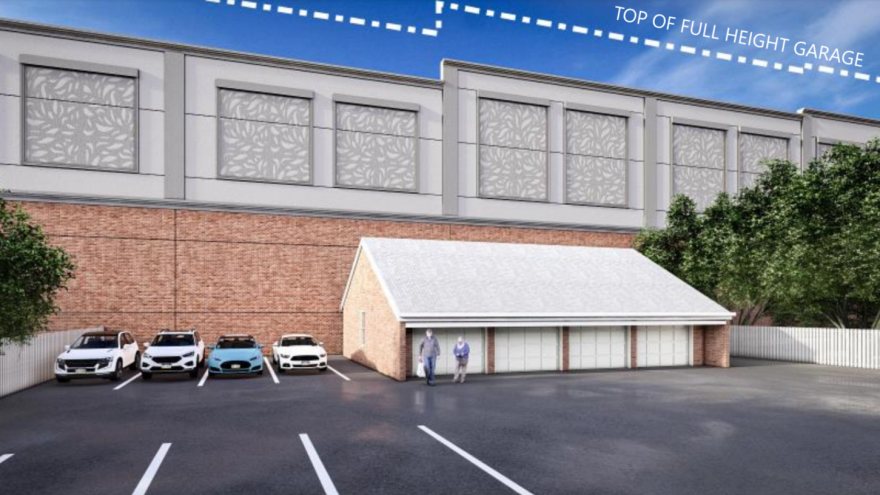 Walnut Street Garage height