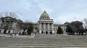 The capitol building in Harrisburg.