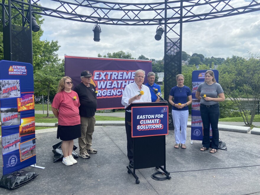 Easton extreme flooding news conference