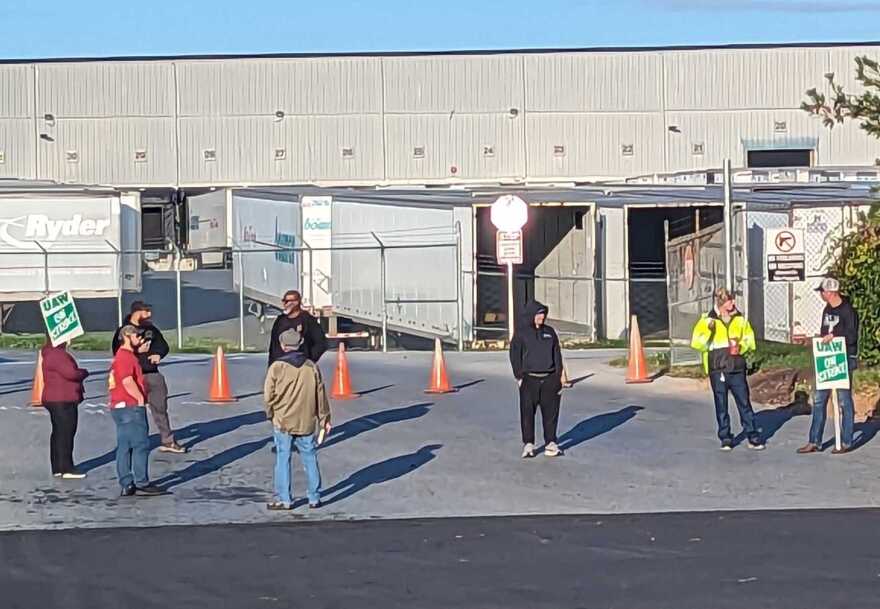 Mack Trucks picket line