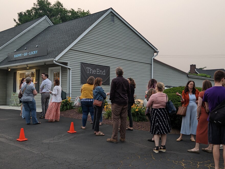 Overflow line at The End