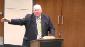 Jim Martin District Attorney at Lehigh County Commissioners on October 12