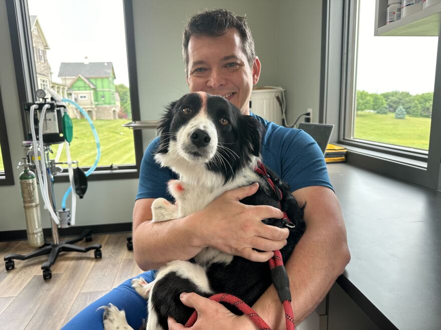 Dr. Tim Mosebey and Rosie