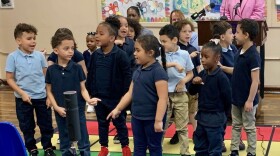 ASD students in uniforms