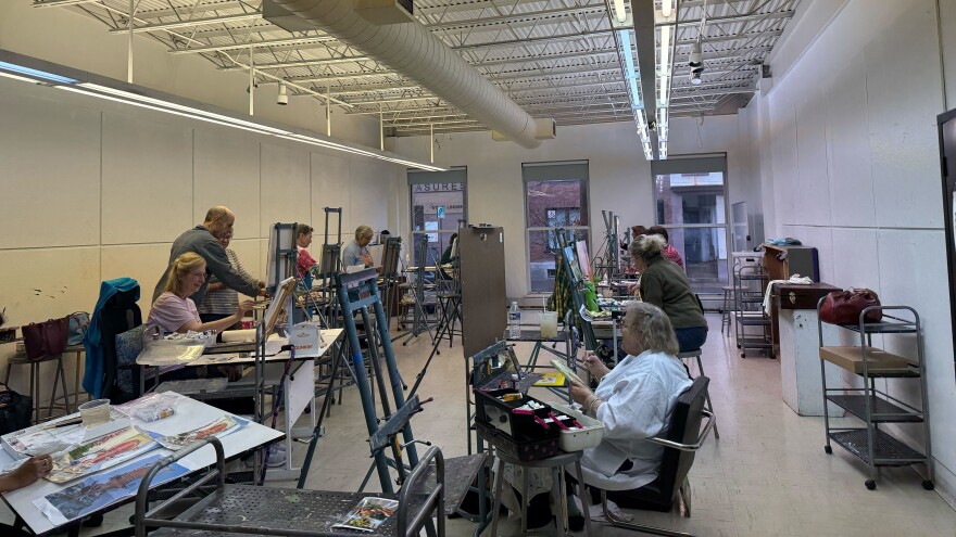 Painting class Baum School of Art