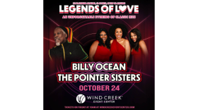 The Pointer Sisters will perform with Billy Ocean at Wind Creek Event Center