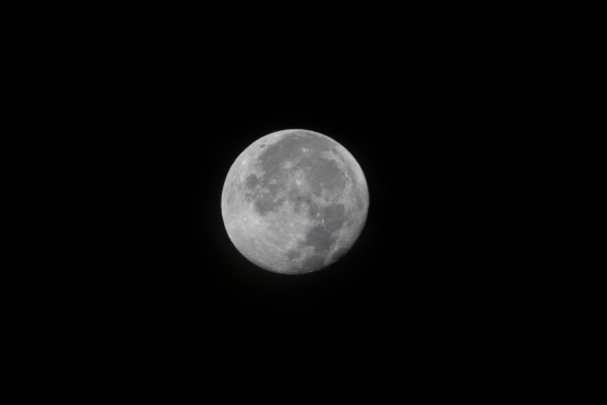 Full Moon at Kennedy Space Center