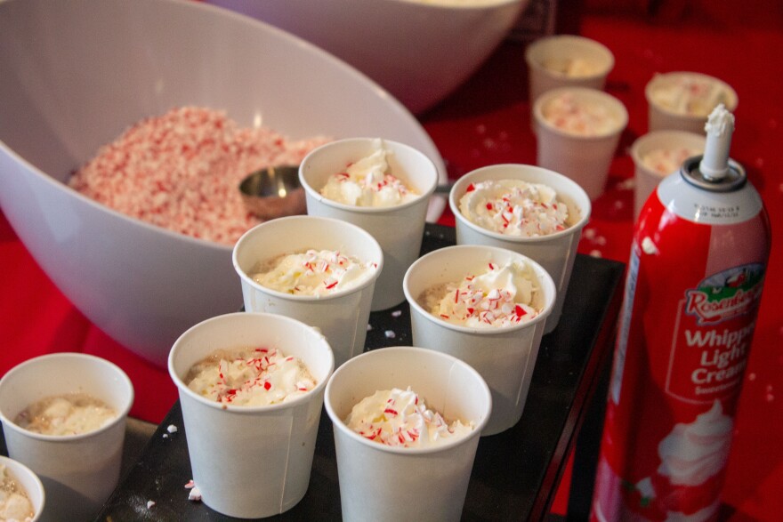 Peppermint hot chocolate