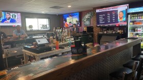 the interior and exterior of The Coop