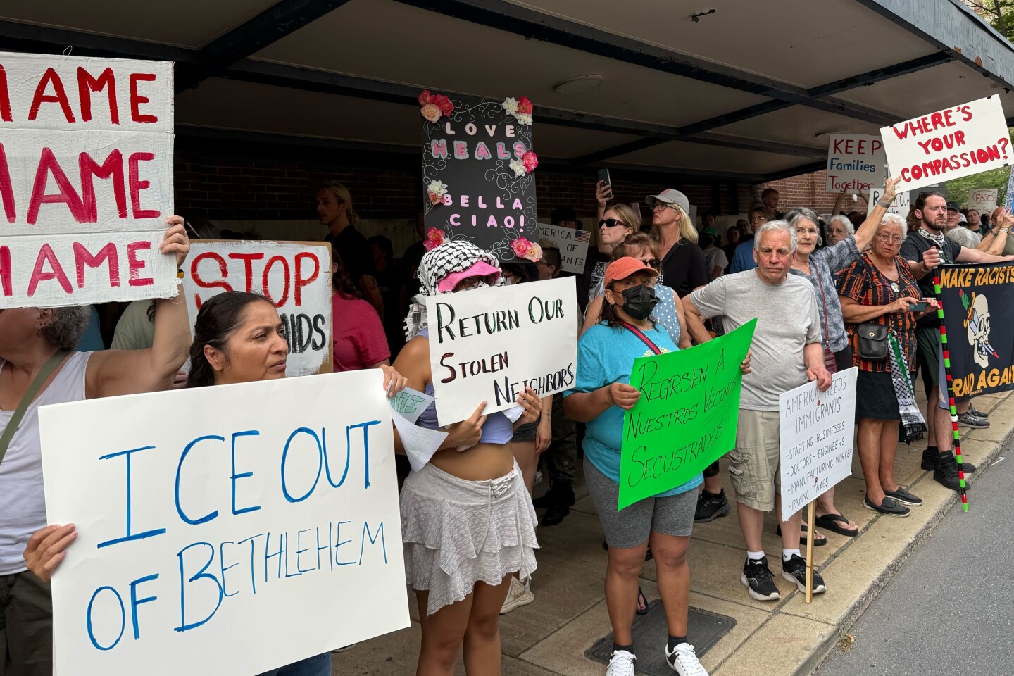 Bethlehem ICE protest