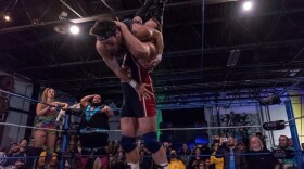 Dan English body slam