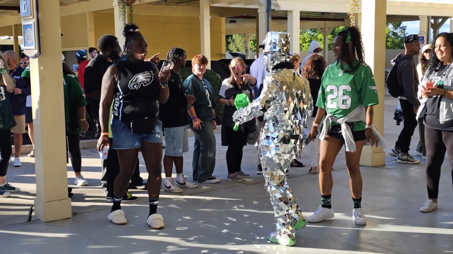Fans at the Tailgate in the Park party