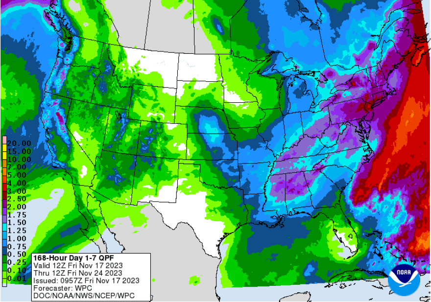 7 day QPF