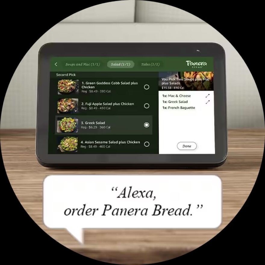Panera Alexa ordering