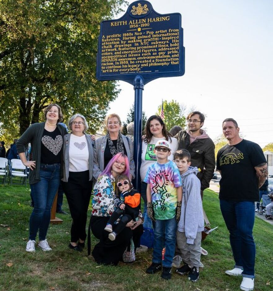 Keith Haring family in Kutztown