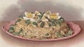 "Asparagus Shortcake," a leftover creation from <em>The Cook's Book</em> published in 1908.