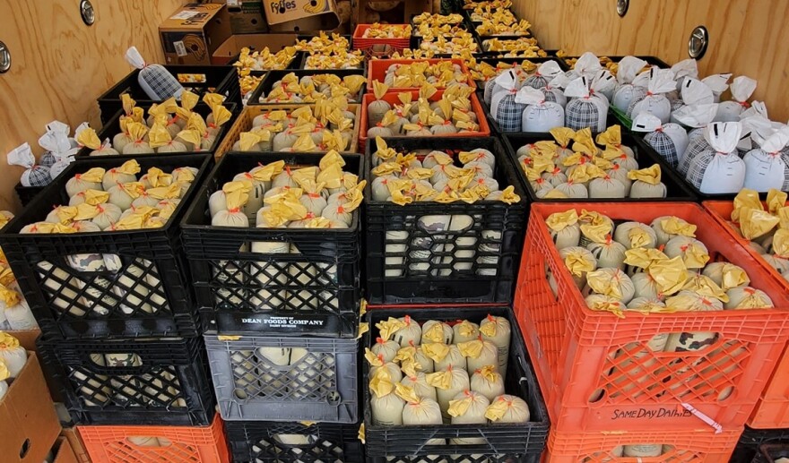 Hunters Sharing the Harvest