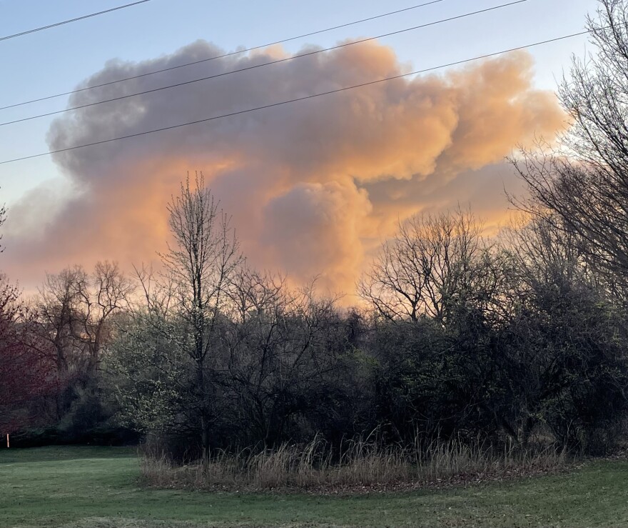 West Easton fire
