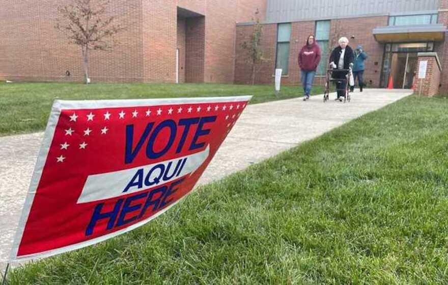 Easton polling place