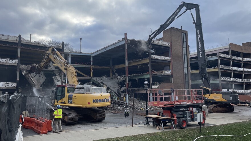 Walnut Street Garage Demolition