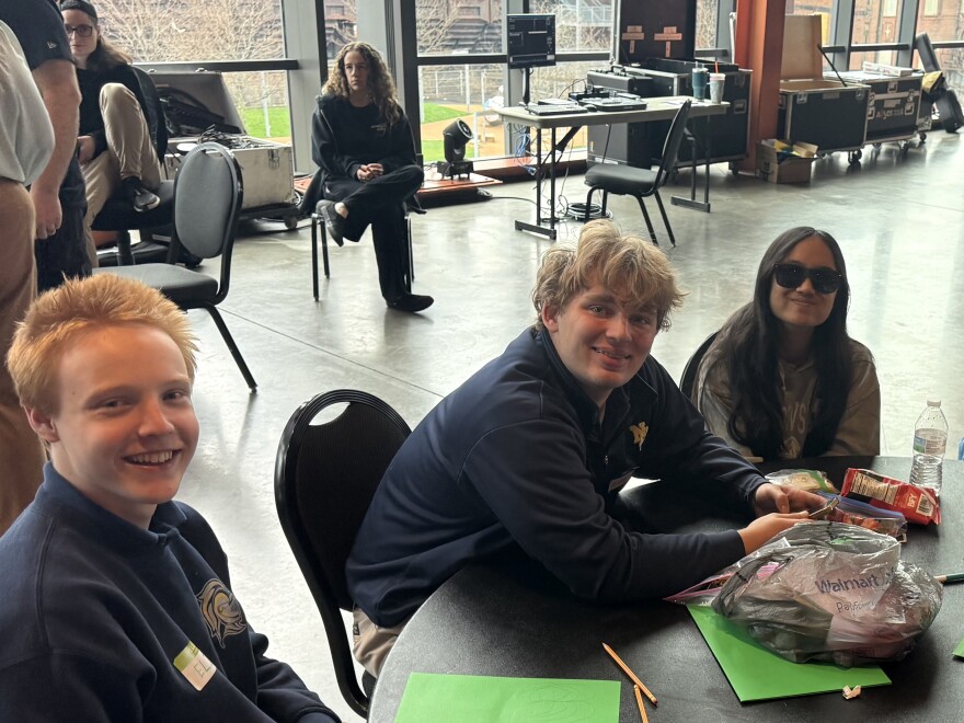 Notre Dame HS students at ArtsQuest's Music Industry Day