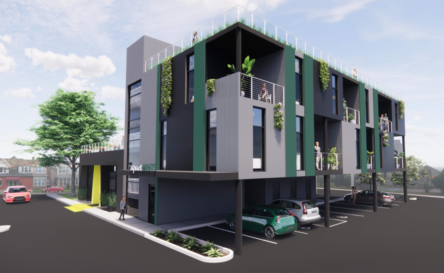 Proposed apartments at former theMINT property