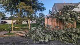 Midway Manor east side of Allentown storm damage