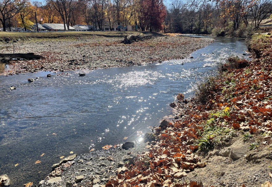 Bushkill Creek in Palmer Township