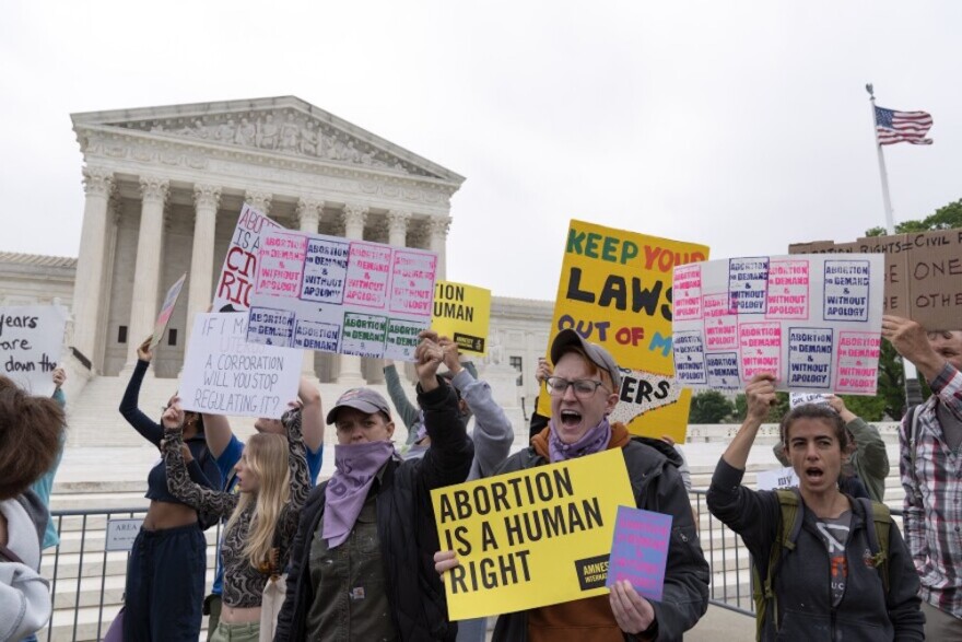 Abortion rights activists