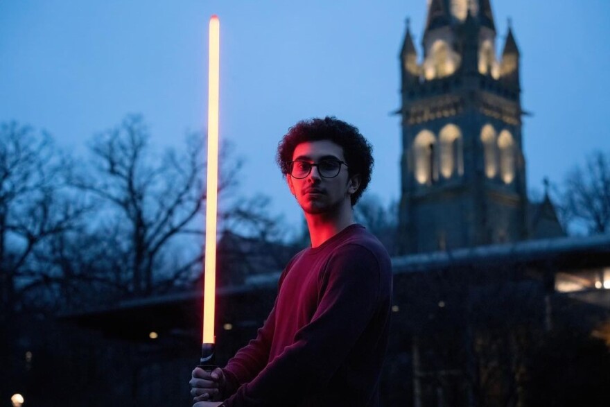 Gio Pedroza Lehigh Lightsaber