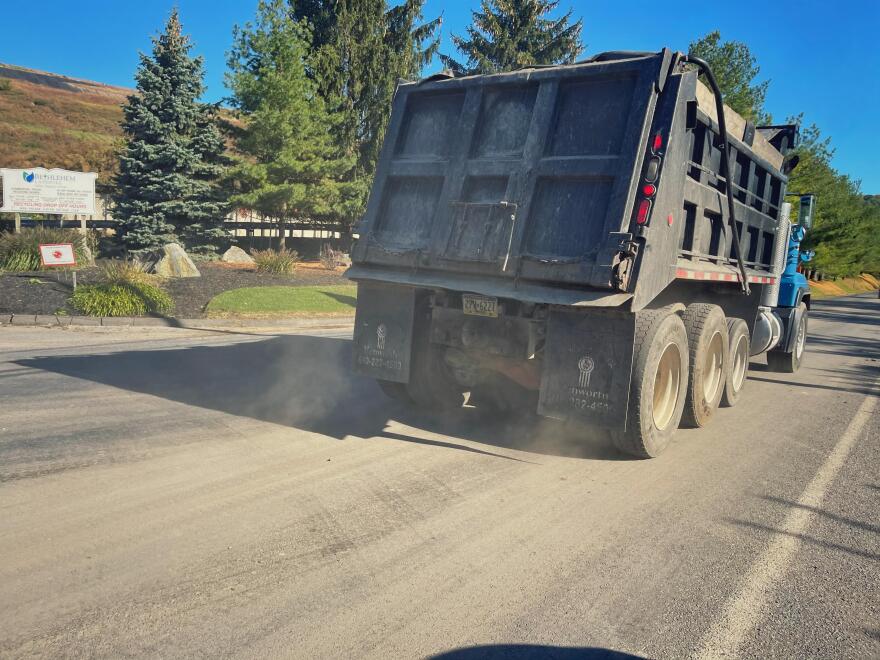 Bethlehem landfill truck outside 4