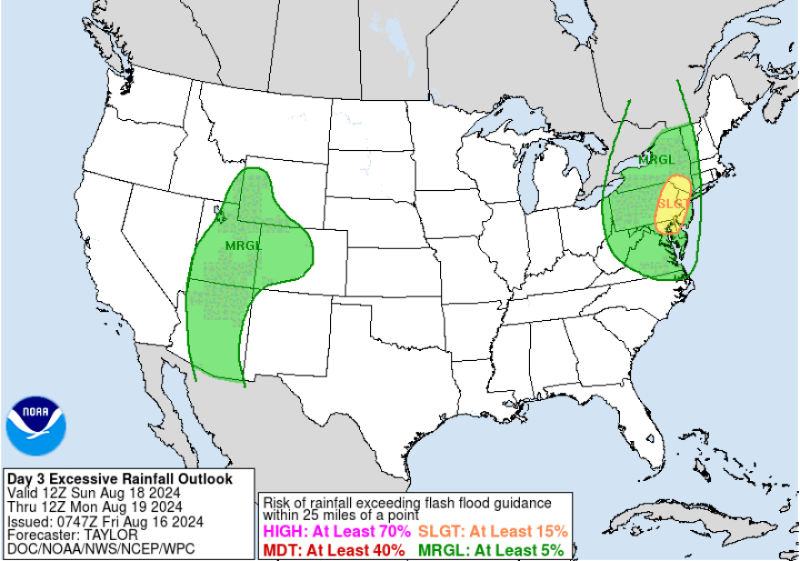 Excessive rainfall
