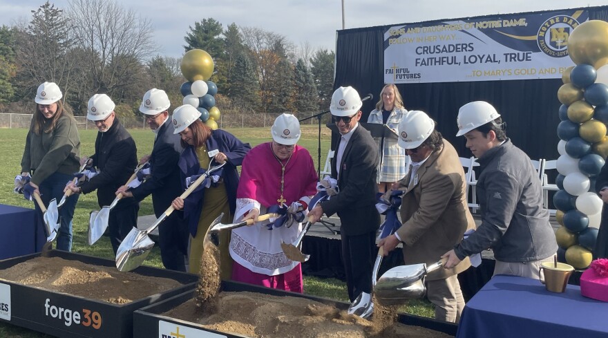 Notre Dame High School groundbreaking