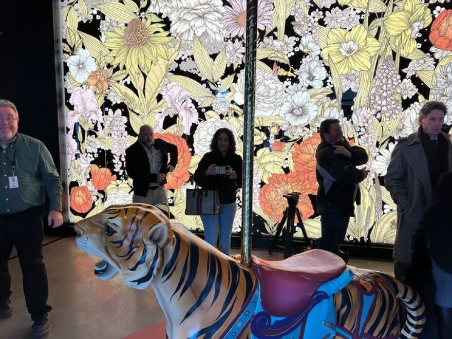 Tipsy tiger at Moxy Allentown grand opening